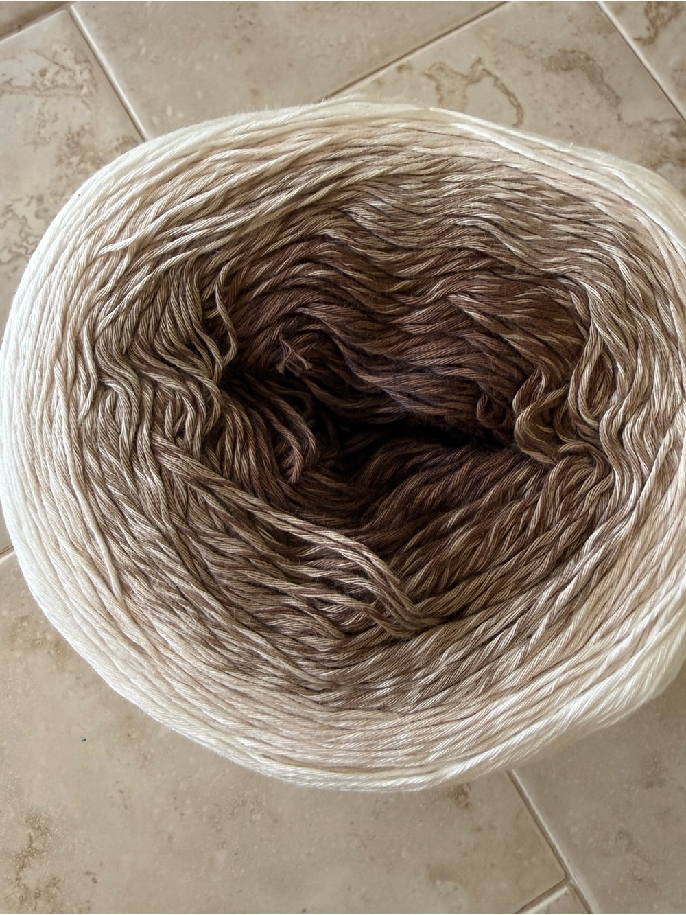Yarn Art Rosegarden Cotton Yarn - Cream/Tan/Brown